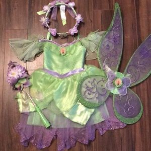 Disney Tinkerbell Dress & Accessories